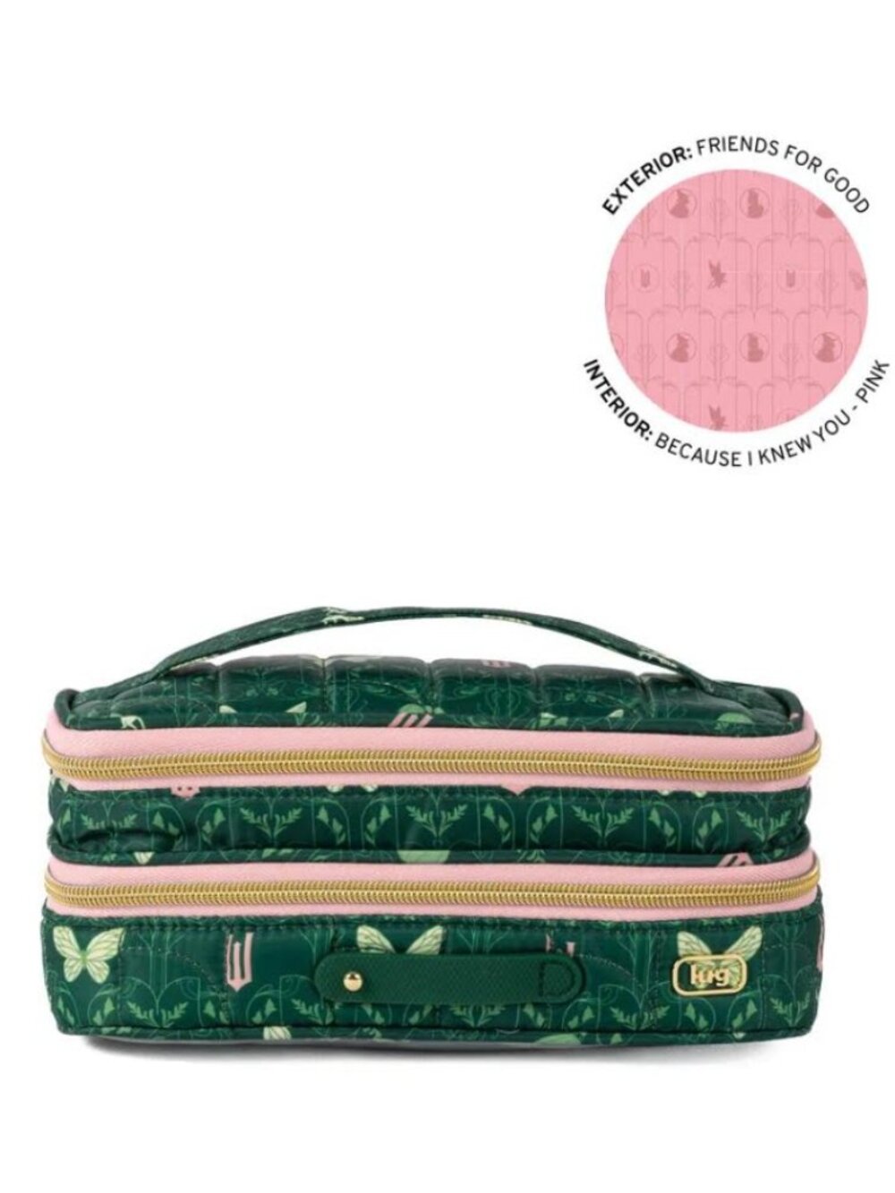 Lug Wicked x Lug Double Decker Cosmetic Case Friends for Good
